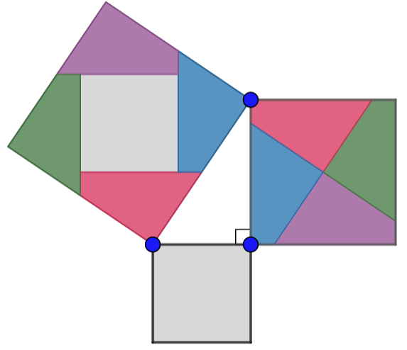 See the section titled The Pythagorean Theorem for the results.